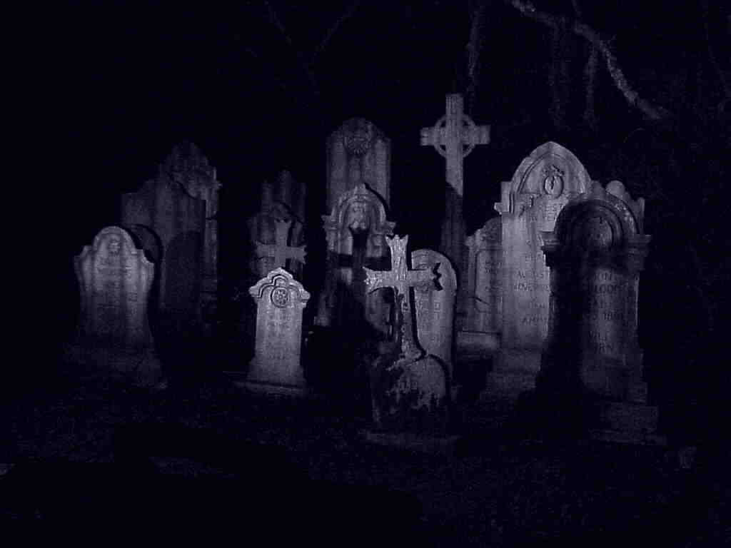 children-night-cross-grave